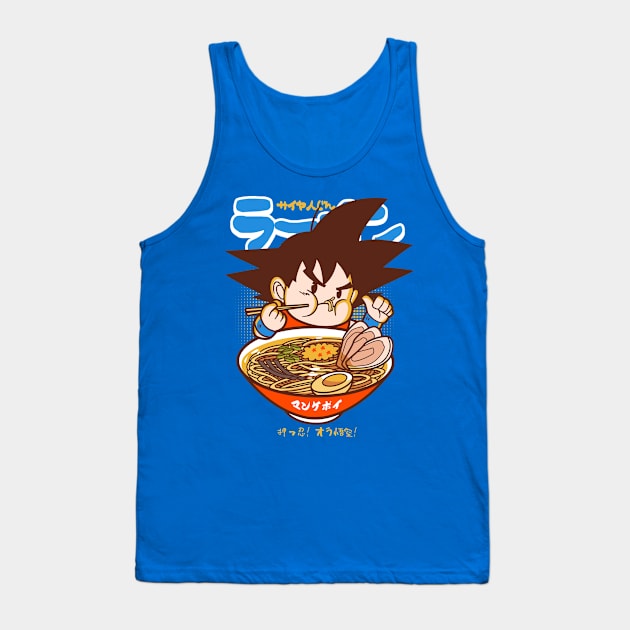 Saiyajin Ramen v2 Tank Top by mankeeboi